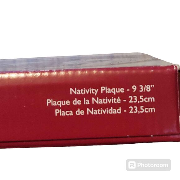 NIB 2008 Celebrations by Mikasa Nativy Scene Plaque - Picture 2 of 5